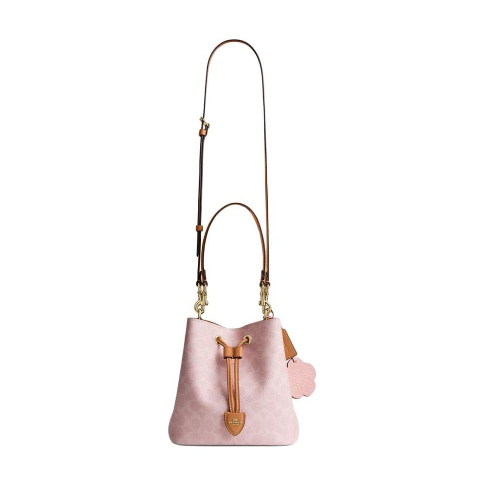Rowan Handbags Artificial Leather Bucket Bag Drawstring Small Cea23 Impo