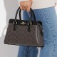 Darcie Coated Canvas And Smooth Leather Shoulder Bag Crossbody Bag Handbag Mini Women S Black