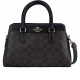 Darcie Coated Canvas And Smooth Leather Shoulder Bag Crossbody Bag Handbag Mini Women S Black
