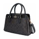 Darcie Coated Canvas And Smooth Leather Shoulder Bag Crossbody Bag Handbag Mini Women S Black