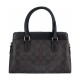 Darcie Coated Canvas And Smooth Leather Shoulder Bag Crossbody Bag Handbag Mini Women S Black