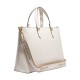 Cow Leather Handbag Shoulder Bag Crossbody Bag Large Women S Chalk White