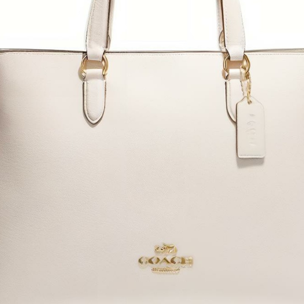 Cow Leather Handbag Shoulder Bag Crossbody Bag Large Women S Chalk White