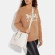 Cow Leather Handbag Shoulder Bag Crossbody Bag Large Women S Chalk White