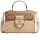 Morgan 21 Top Handle Satchel In Blocked Signature Canvas