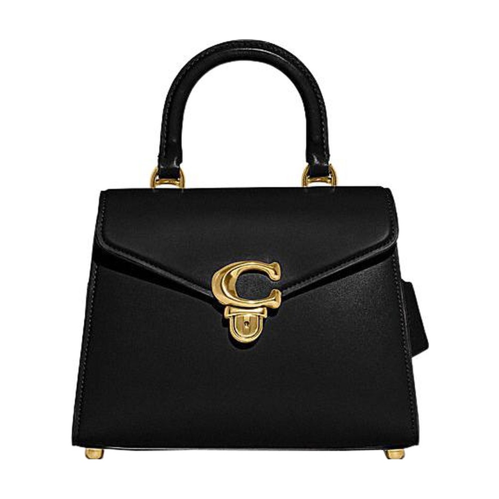Cow Leather Handbag Shoulder Bag Crossbody Bag Medium Size Women S Black
