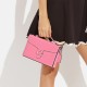 Tabby Glove Tanned Leather Handbag Shoulder Bag Crossbody Bag Small Women S Pink