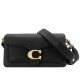 Tabby Pebble Texture Cow Leather Crossbody Bag Shoulder Bag Medium Women S Black