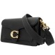 Tabby Pebble Texture Cow Leather Crossbody Bag Shoulder Bag Medium Women S Black