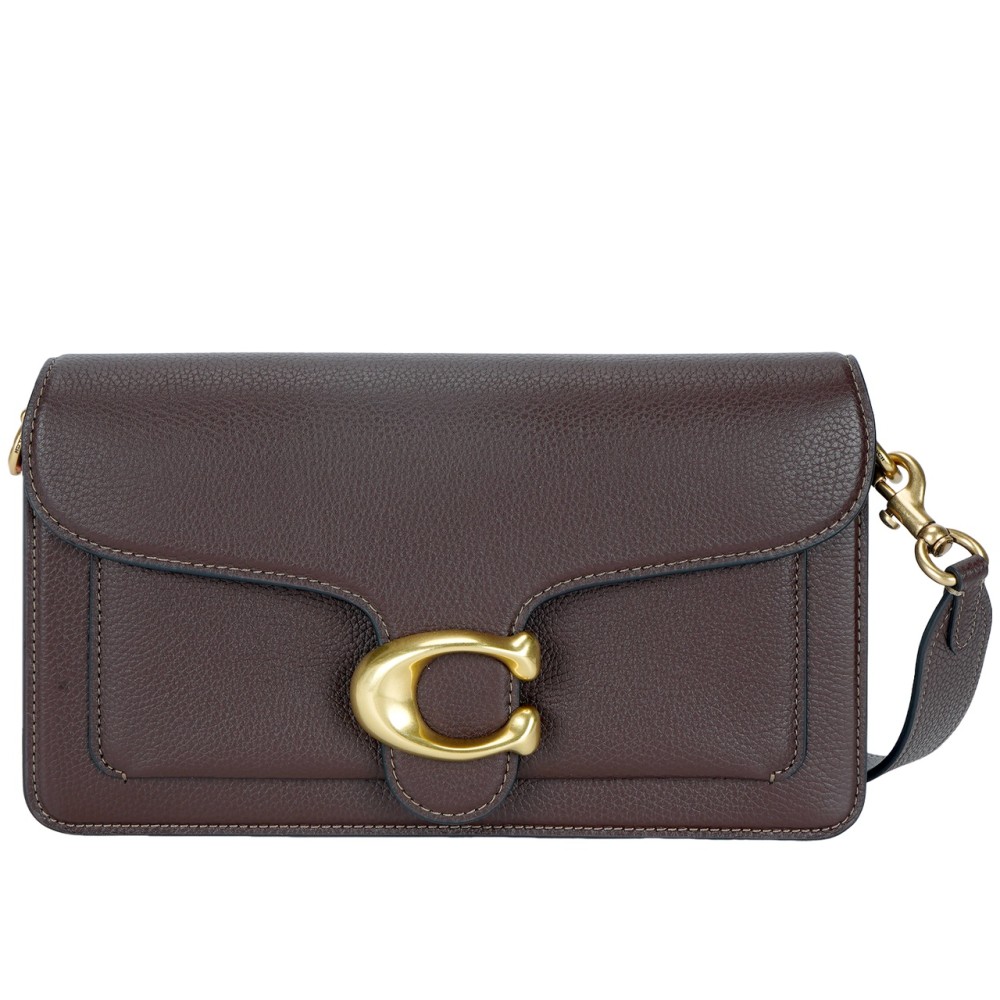 Tabby Leather Shoulder Bag Portable Crossbody Bag Shoulder Bag Medium Size Women S Maple Brown