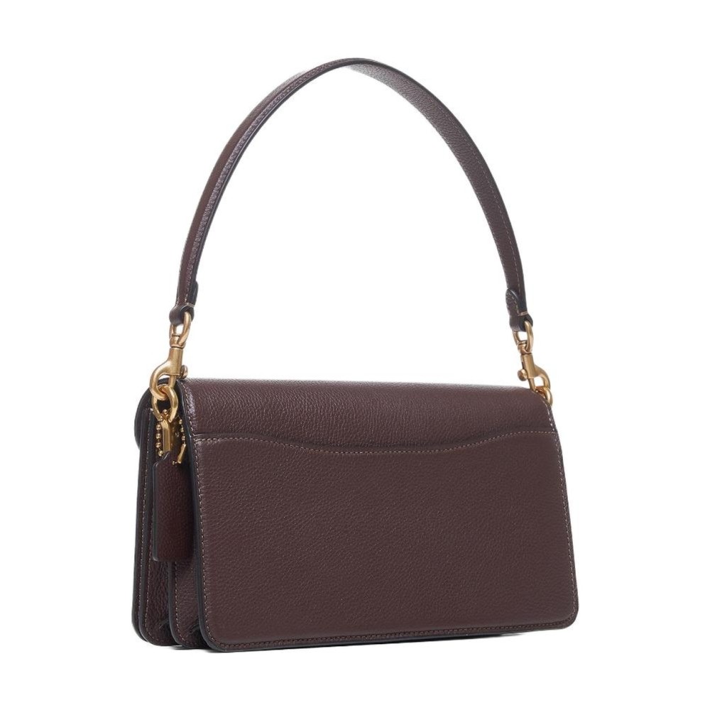 Tabby Leather Shoulder Bag Portable Crossbody Bag Shoulder Bag Medium Size Women S Maple Brown