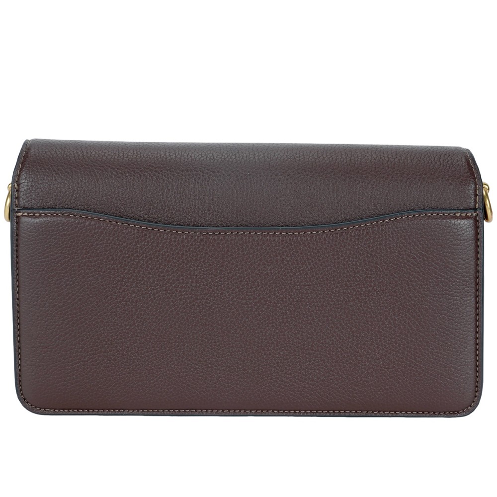Tabby Leather Shoulder Bag Portable Crossbody Bag Shoulder Bag Medium Size Women S Maple Brown