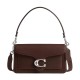 Tabby Polished Litchi Grain Leather Shoulder Bag Crossbody Bag Handbag Women S Maple