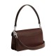 Tabby Polished Litchi Grain Leather Shoulder Bag Crossbody Bag Handbag Women S Maple