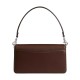 Tabby Polished Litchi Grain Leather Shoulder Bag Crossbody Bag Handbag Women S Maple