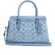 Darcie Canvas With Leather Handbag Shoulder Bag Crossbody Bag Mini Women S Cornflower Blue