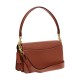 Tabby Cow Leather One Shoulder Handbag Medium Women S Brown Yellow Caramel