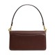Tabby Cow Leather Shoulder Bag Medium Women S Maple Brown