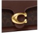 Tabby Cow Leather Shoulder Bag Medium Women S Maple Brown