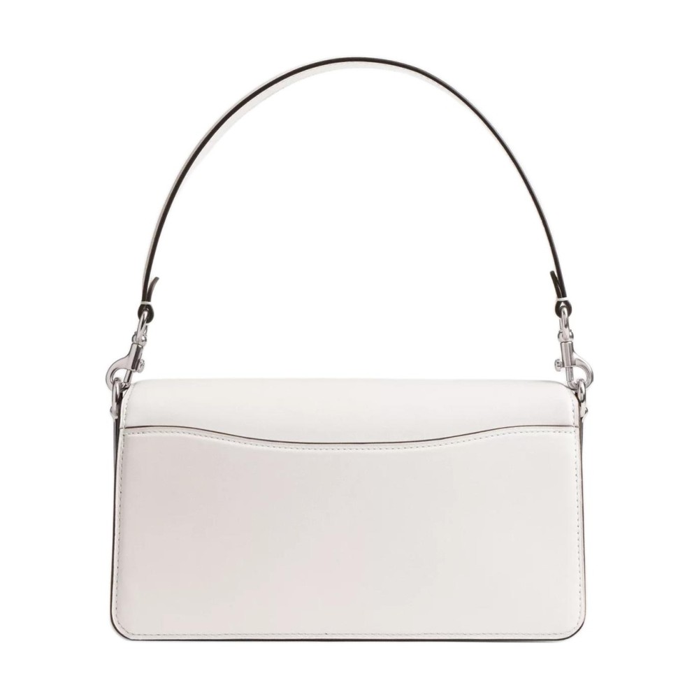 Tabby Calfskin One Shoulder Handbag Medium Size Women S Ivory