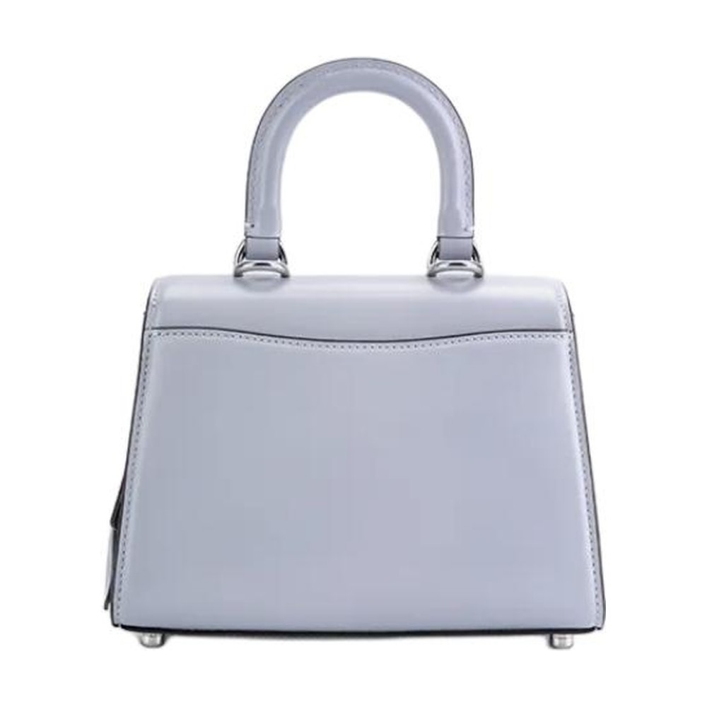 Sammy Cow Leather Lady Dior Bag Shoulder Bag Crossbody Bag Handbag Small Women S Gray Blue
