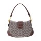 Soho Fabric With Leather Crescent Bag Shoulder Bag Regular Women S Oak Gray