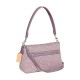 Tabby Denim With Leather Messenger Bag Crossbody Bag Shoulder Bag Women S Pink