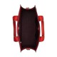 Smith Pebbled Leather Tote Bag Shopping Bag Shoulder Bag Handbag Tubas Women S Miami Red