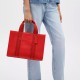Smith Pebbled Leather Tote Bag Shopping Bag Shoulder Bag Handbag Tubas Women S Miami Red