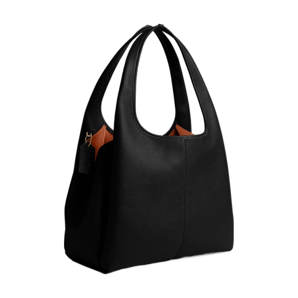 Lana Polished Pebble Leather Handbag Shoulder Bag Women S Black