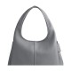 Lana Polished Pebble Leather Handbag Shoulder Bag Tubas Women S Dark Gray