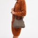 Lana Leather Handbag Shoulder Bag Women S Taupe
