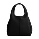 Lana Polished Pebble Leather One Shoulder Handbag Medium Women S Black