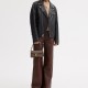 Tabby Leather Handbag Shoulder Bag Crossbody Bag Small Size Women S Brown