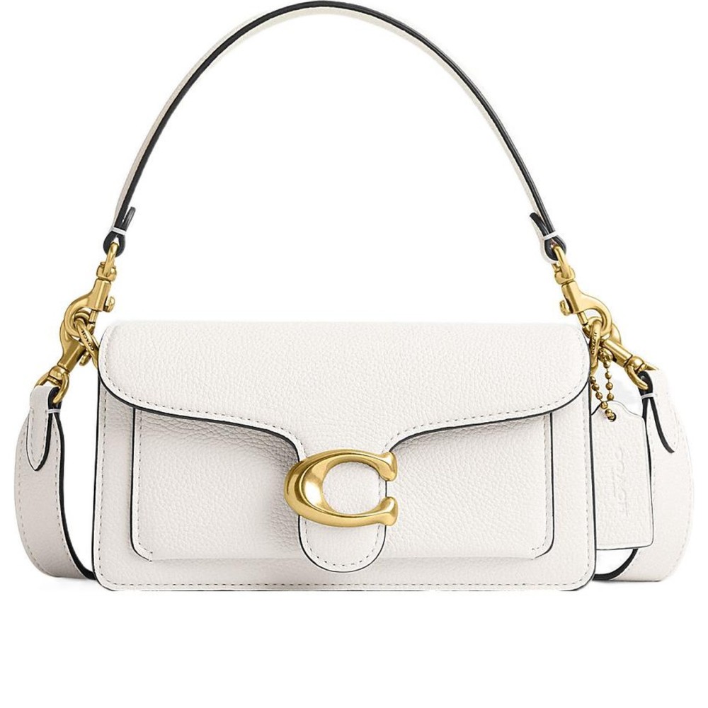 Tabby 20 Pebbled Leather Tote Bag
