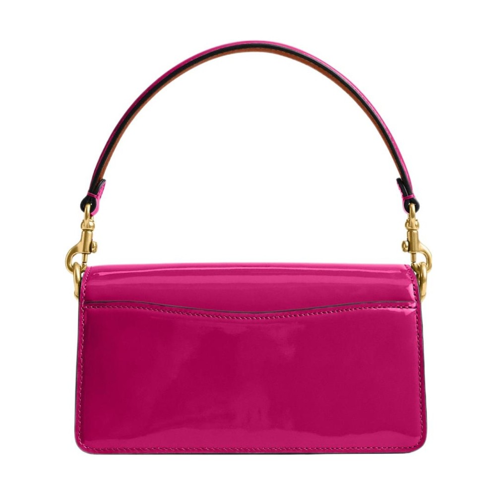 Tabby Patent Leather Messenger Bag Handbag Shoulder Bag Women S Magenta