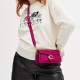 Tabby Patent Leather Messenger Bag Handbag Shoulder Bag Women S Magenta