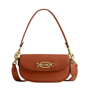 Harley Cow Leather Saddle Bag Handbag Shoulder Bag Women S Brown