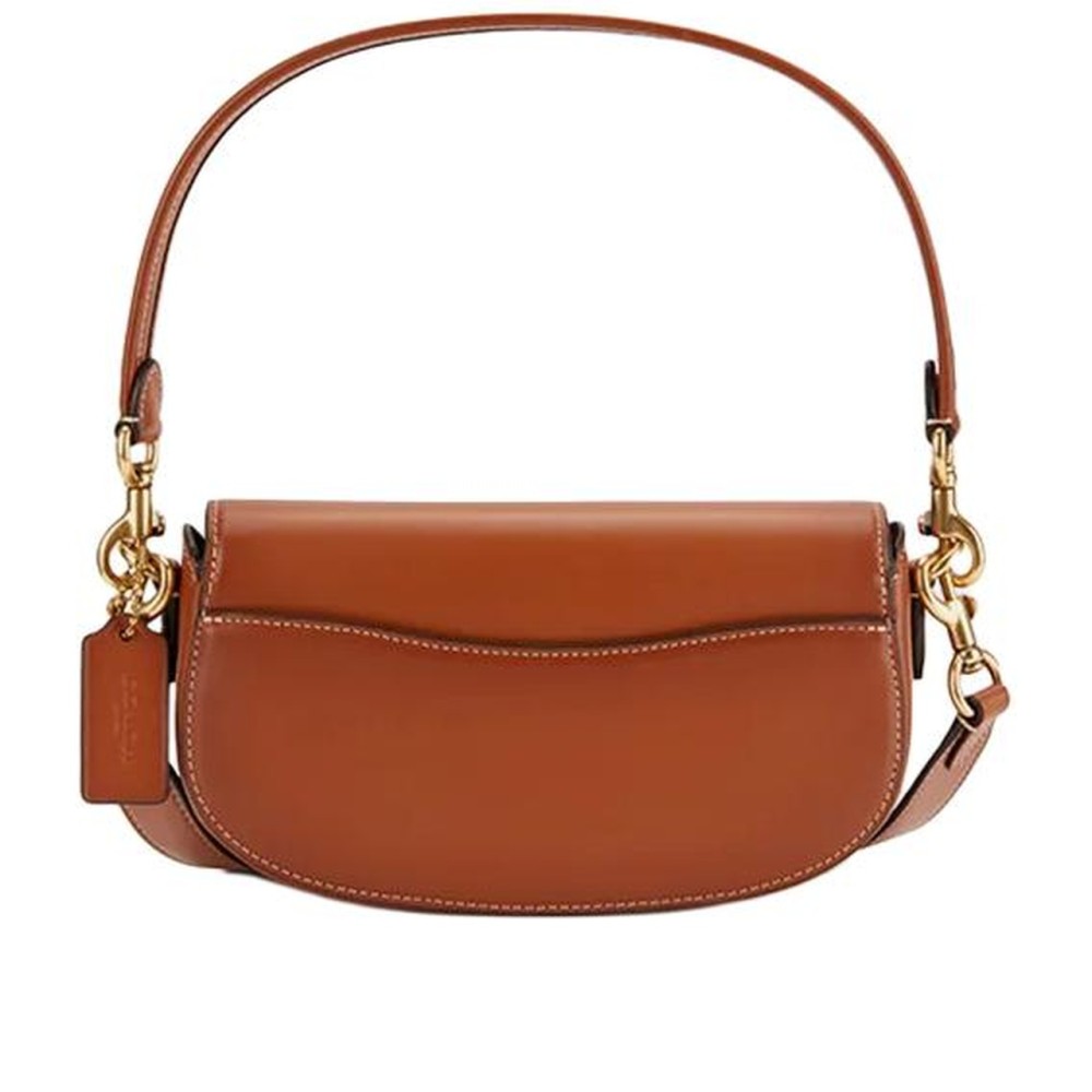 Harley Cow Leather Saddle Bag Handbag Shoulder Bag Women S Brown