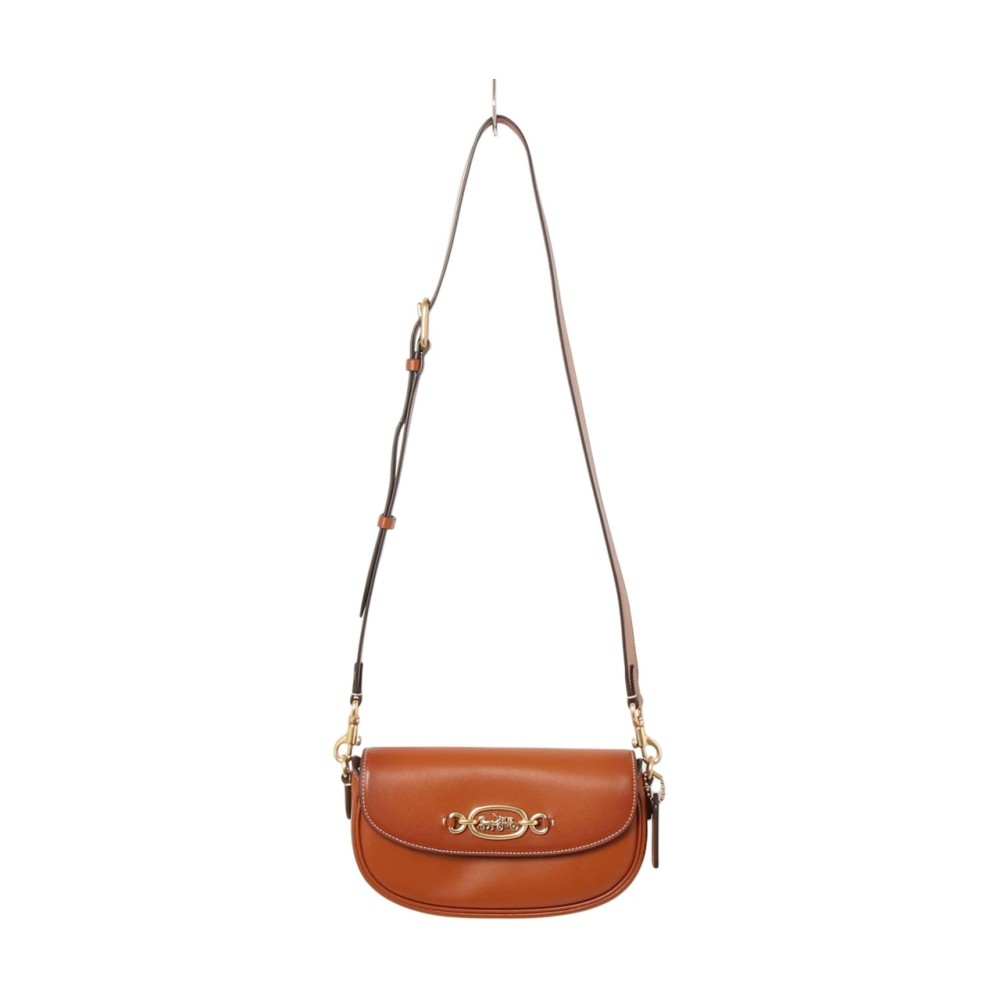 Harley Cow Leather Saddle Bag Handbag Shoulder Bag Women S Brown