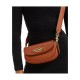 Harley Cow Leather Saddle Bag Handbag Shoulder Bag Women S Brown