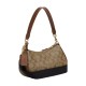 Ashton Canvas With Leather Baguette Bag Shoulder Bag Crossbody Bag Medium Women S Umber