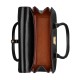Calfskin Briefcase Handbag Medium Women S Black
