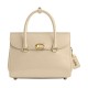 Broome Calfskin Briefcase Handbag Medium Size Women S Ivory