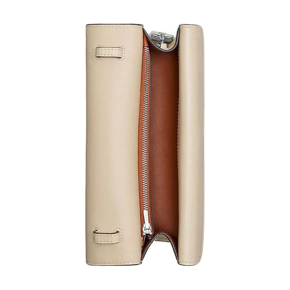 Idol Cow Leather Portable Crossbody Bag Shoulder Bag Women S Ivory