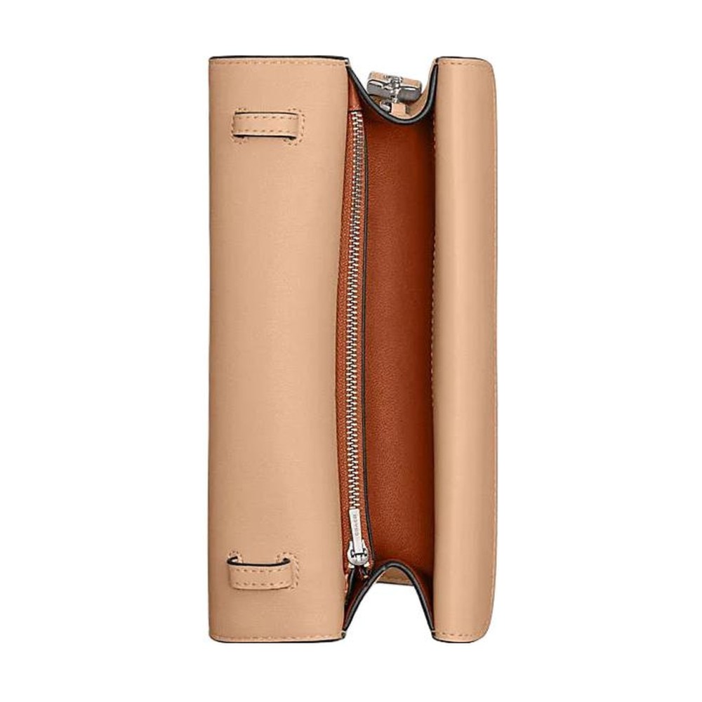 Idol Cow Leather Portable Crossbody Bag Shoulder Bag Women S Nude