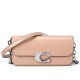 Idol Cow Leather Portable Crossbody Bag Shoulder Bag Women S Nude