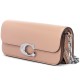 Idol Cow Leather Portable Crossbody Bag Shoulder Bag Women S Nude