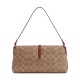 Hamptons Artificial Leather One Shoulder Handbags Medium Size Women S Brown Yellow And Rusty Red