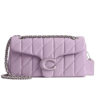 Tabby Nappa Leather Hobo Bag Crossbody Bag Shoulder Bag Medium Women S Light Purple